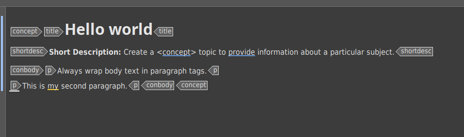 Final document window for this tutorial